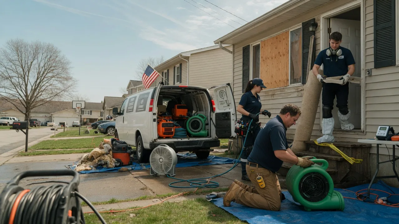 Water Damage Restoration in Pulaski, PA near me